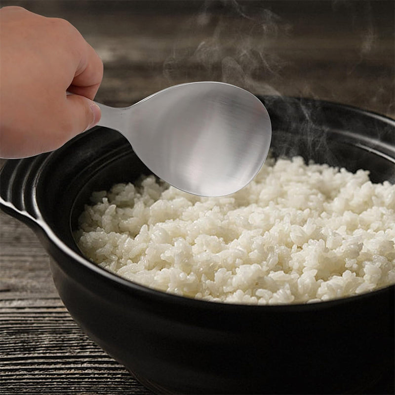 Globetrek° RiceSpoon - Icke Stickande Rostfritt Stål Ris  Serveringssked