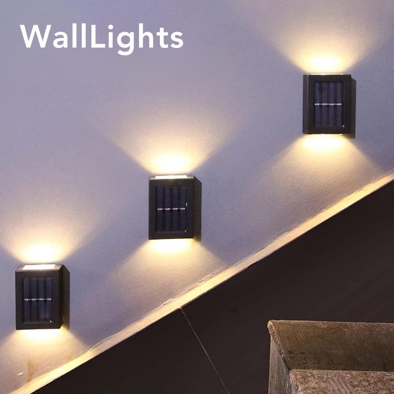 Ledsen™ WallLight: Sol Dubbel Skugga Vägg Ljus