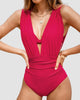 Icone™ HalterSwimsuit: V-Ringad Halter-Remmar Midjeformande Baddräkt
