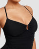 Icone™ ShapingSwimsuit: Elegant Korsade Ryggband Kroppsformande Baddräkt