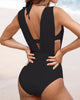 Icone™ HalterSwimsuit: V-Ringad Halter-Remmar Midjeformande Baddräkt