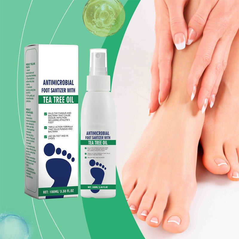 FootCare 1+1 GRATIS: Antimikrobiell Djup Återfuktning Fotvård Spray