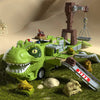 Kletshuts™ DinoTruck: Dinosaurie Lastbil Leksaksset Med Ljus Och Musik