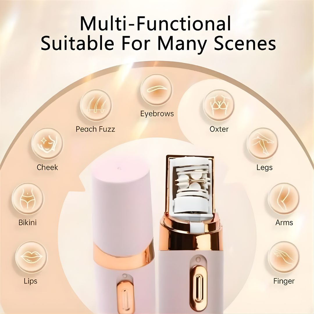 HairRemover: Uppladdningsbar Epilator Smärtfri Elektrisk Hår Borttagning Enhet
