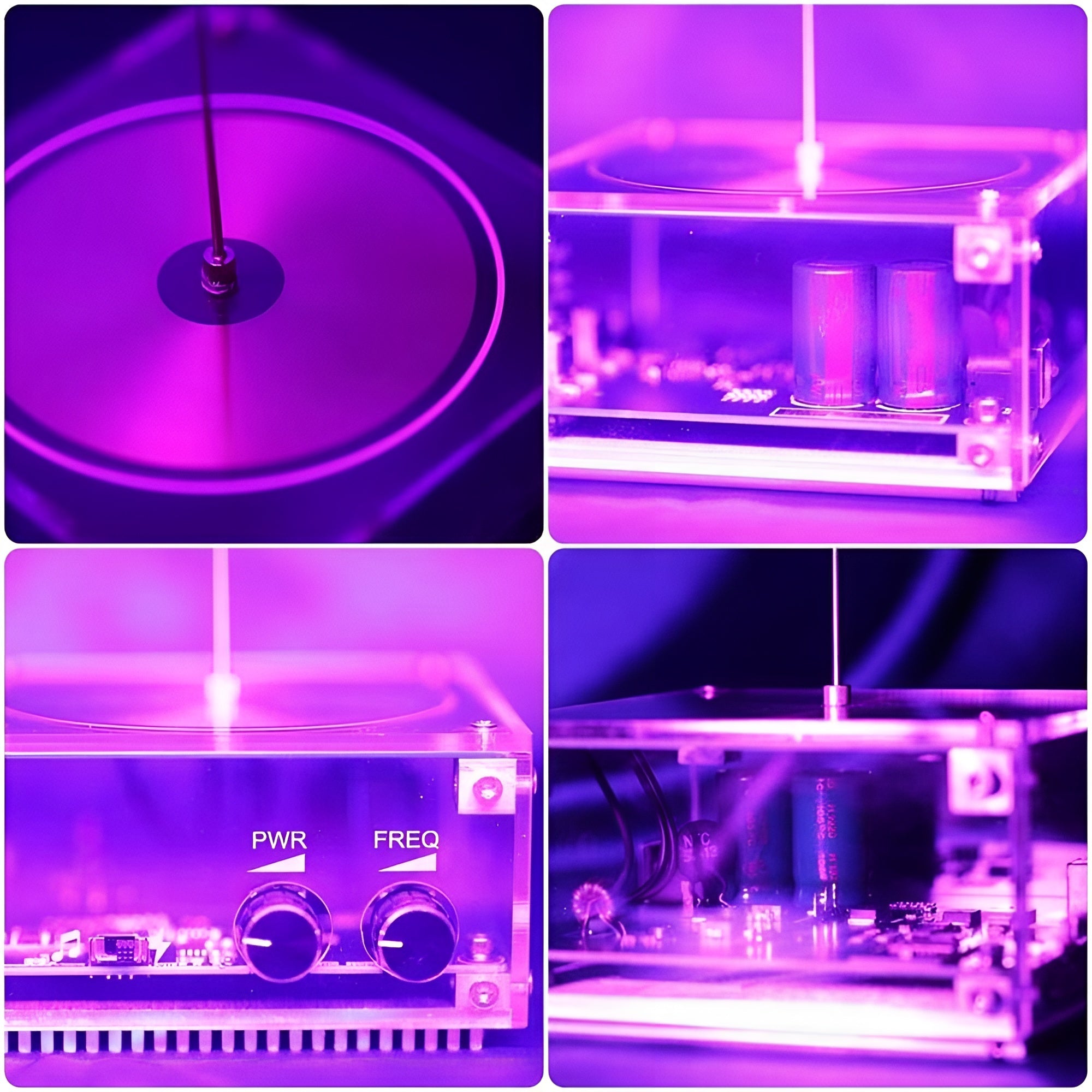 MusicalSpark: Tesla Spol Elektrisk Musikalisk Gnist Och Blixt Anordning