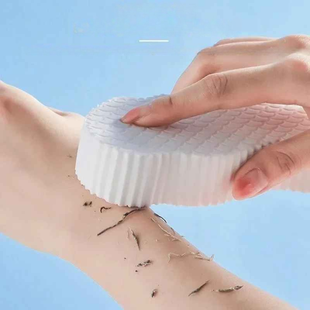 ExfoliatingSponge 1+1 GRATIS - Mjuk Kropps Exfolierande Svamp Dusch Scrubber