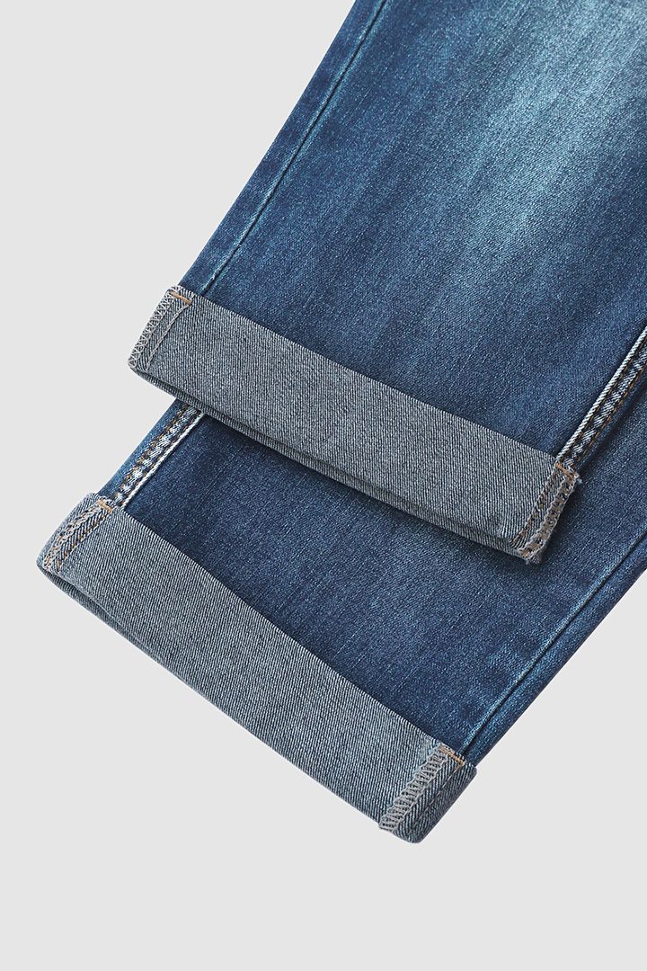 Icone™ KneeDenim:Stretchiga, Snygga Jeansbyxor I Knälängd