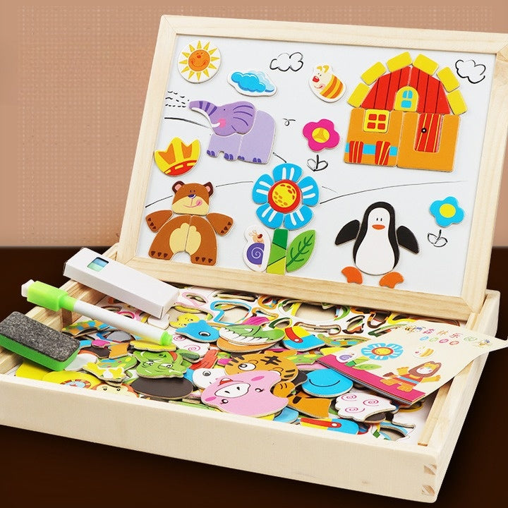 Kletshuts™ SketchBoard: Rolig Interaktiv Barn Magnetisk Skiss Tavla