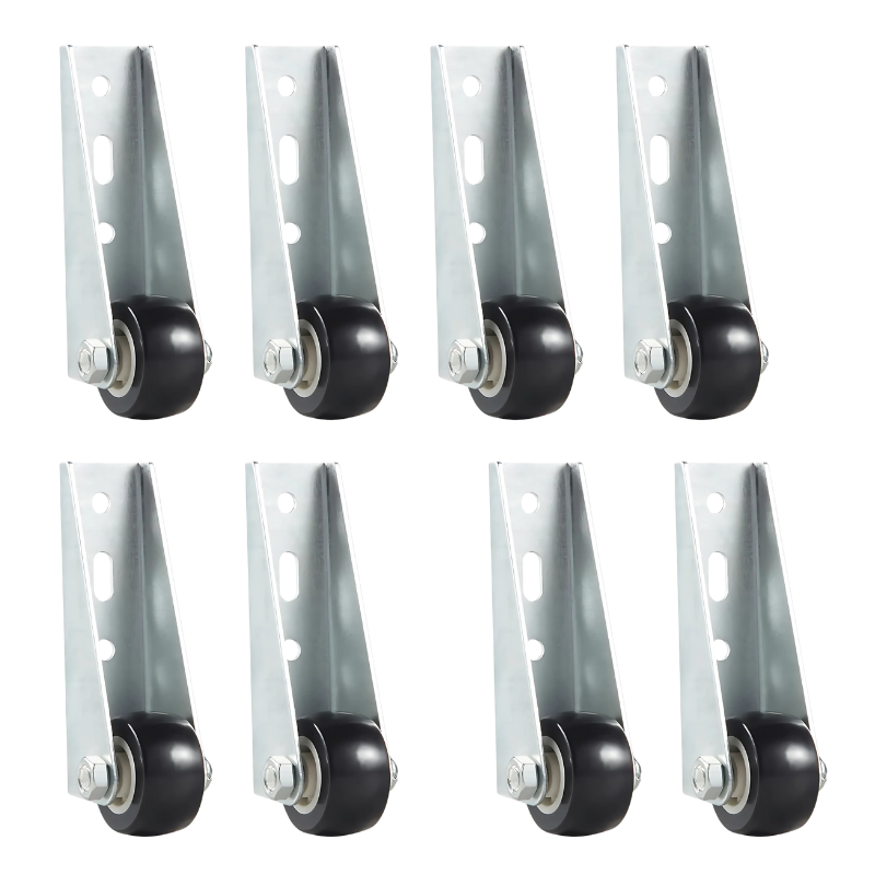Globetrek° CasterWheels 4+4 GRATIS: Platsbesparande Tungt Plikt Möbelhjul Hjul