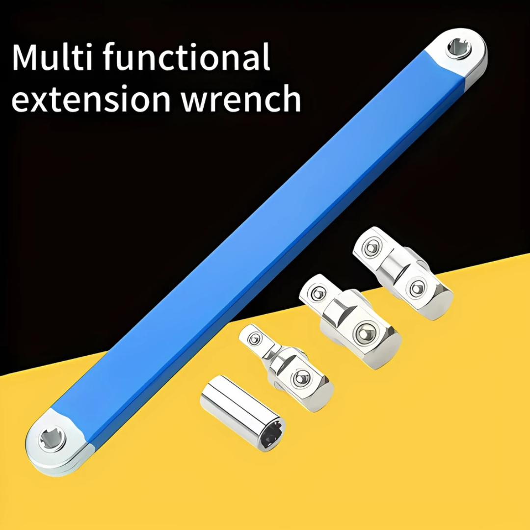ExtensionWrench: Dubbel Huvud Design Förskjuten Förlängnings Skiftnyckel Reparations Verktyg