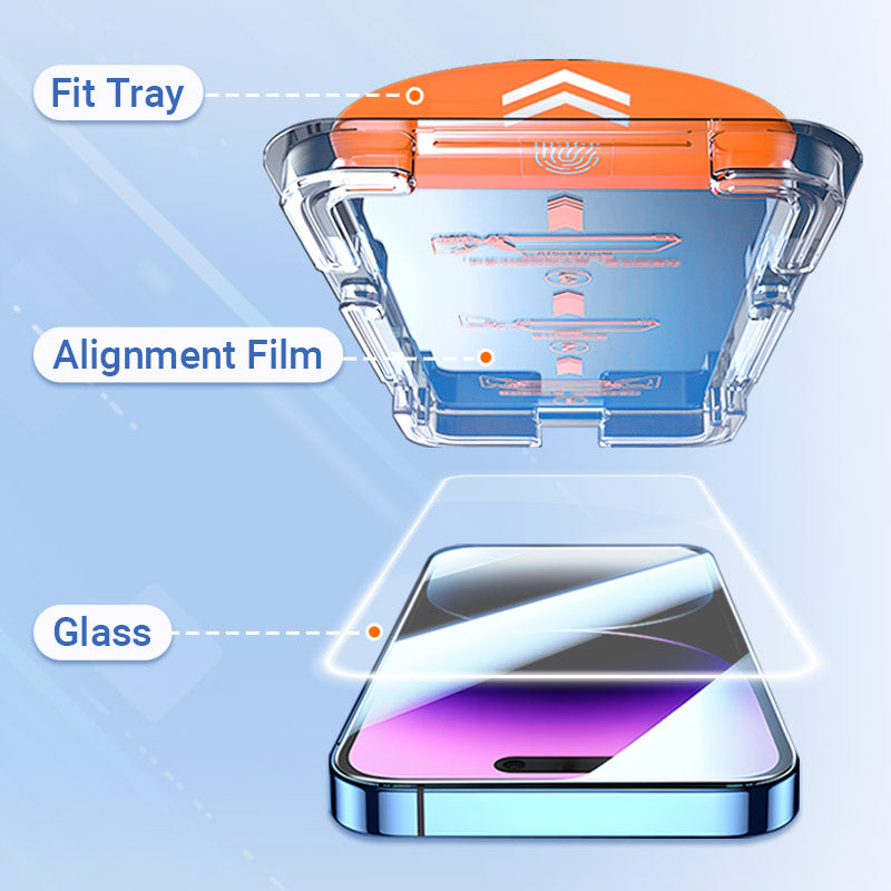 ScreenProtect 1+1 GRATIS: iPhone Härdat Glas HD-Skärmskydd