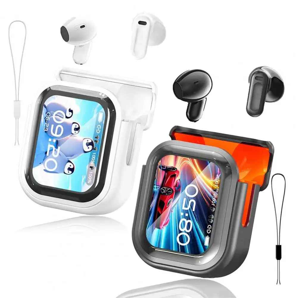 ProEarbuds™ – Kompakta Resa Earbuds Med Smart Display