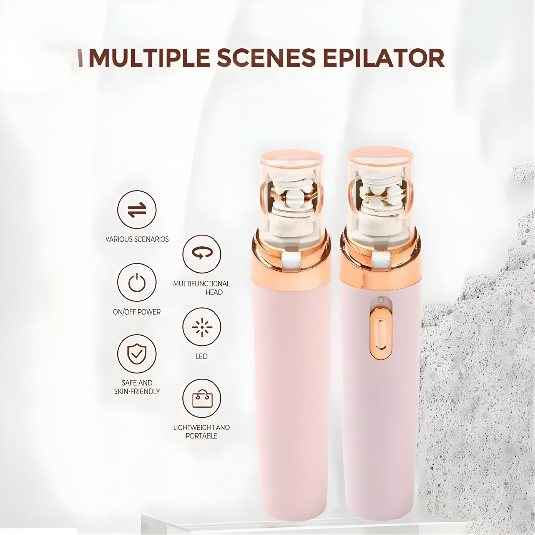 HairRemover: Uppladdningsbar Epilator Smärtfri Elektrisk Hår Borttagning Enhet