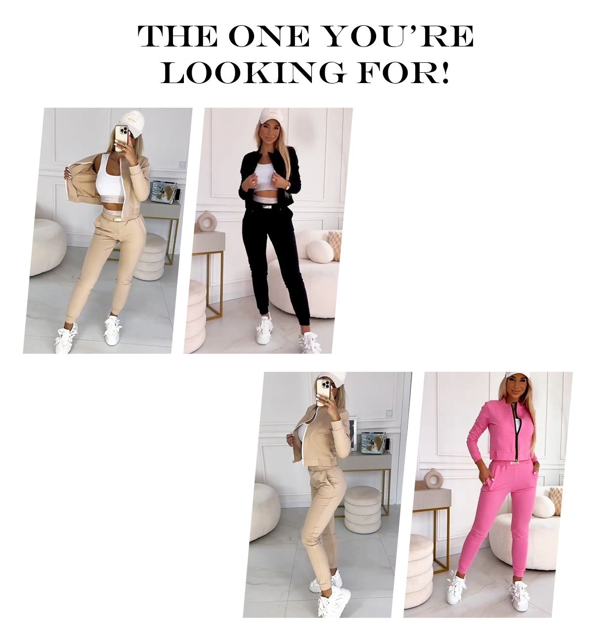 Icone™ OutfitSet: Jacka, Linne Och Byxor – Avslappnat Set För Kvinnor