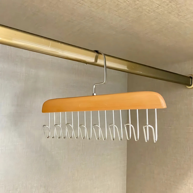 GlideHold® ClosetHanger 1+1 GRATIS: Hållbar Utrymmesbesparande Mångsidig Kläderhängare