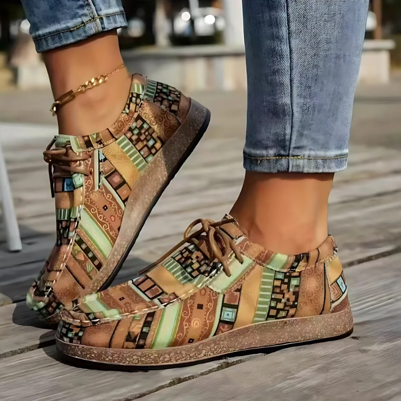 Happy™ ColorfulShoes: Snygg Modern Design Dam Skodon