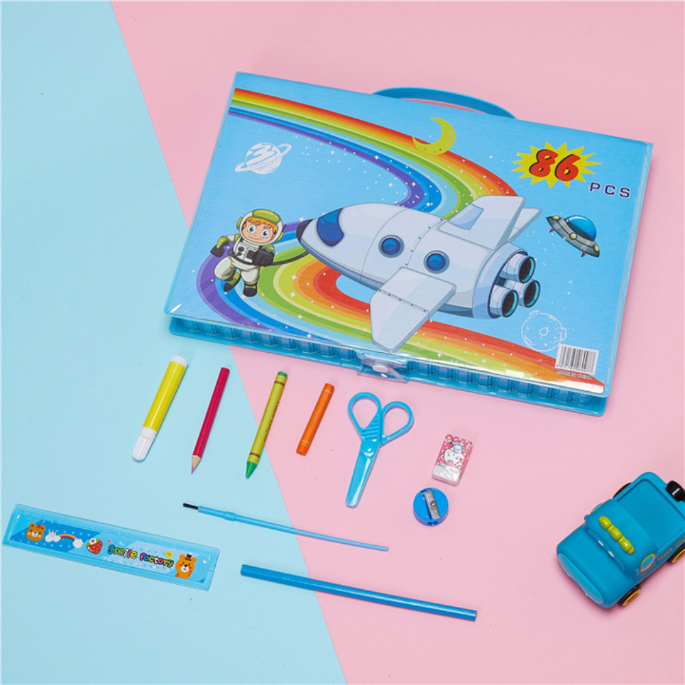 Kletshuts™ ColoringSet: Underbart Bärbar Barn Färgläggning Kit