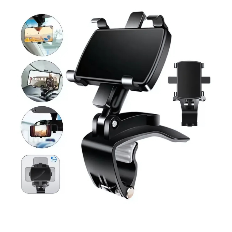 Holder360° PhoneGrip: Roterande Telefonställ Med Stark Kompakt Grepp