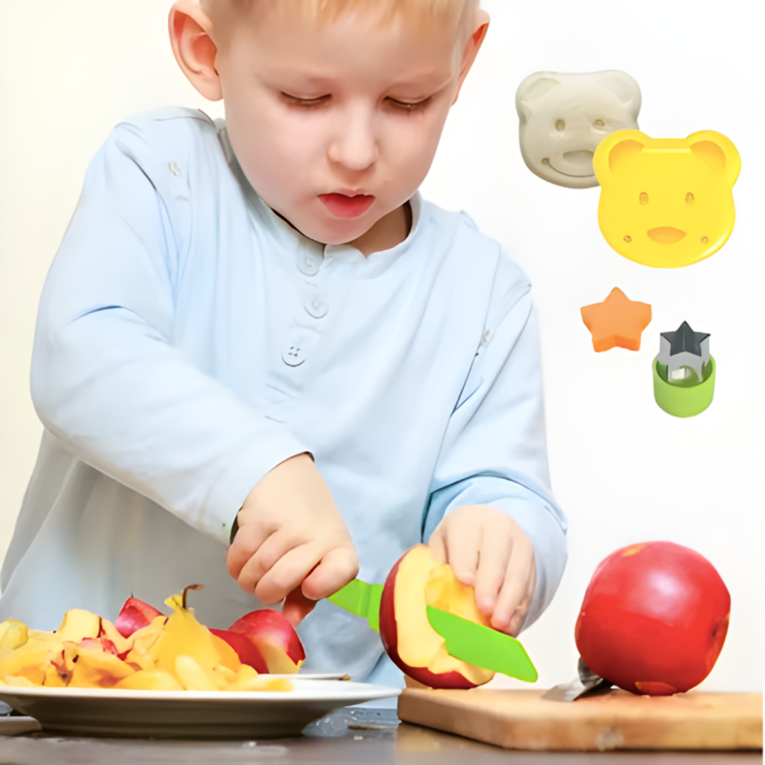 Kletshuts™ KidsKitchen: Säker Skärning Lek Barn Kök Leksak Set