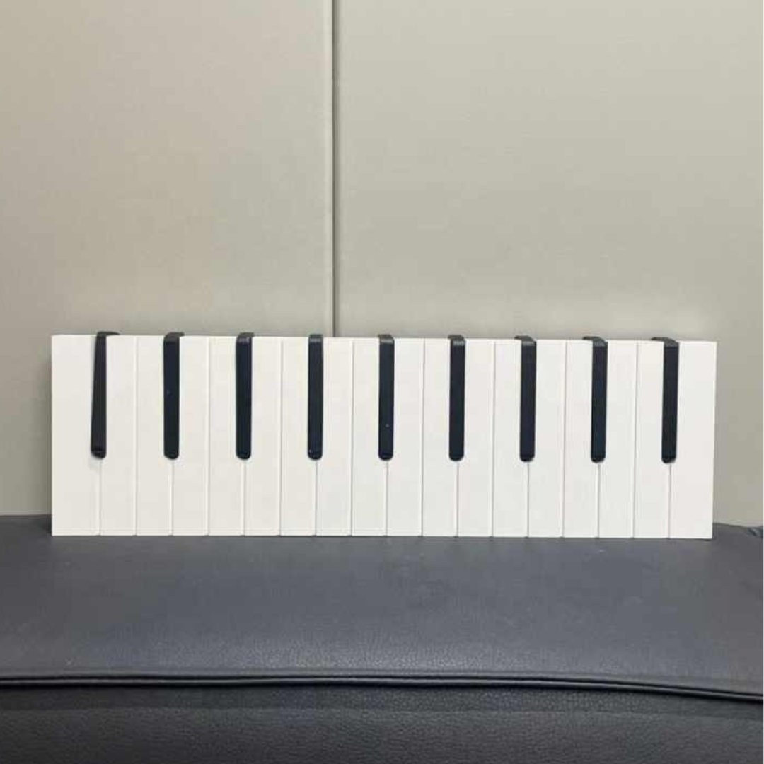 GlideHold® PianoRack: Piano Tangenter Trä Jacka Rack