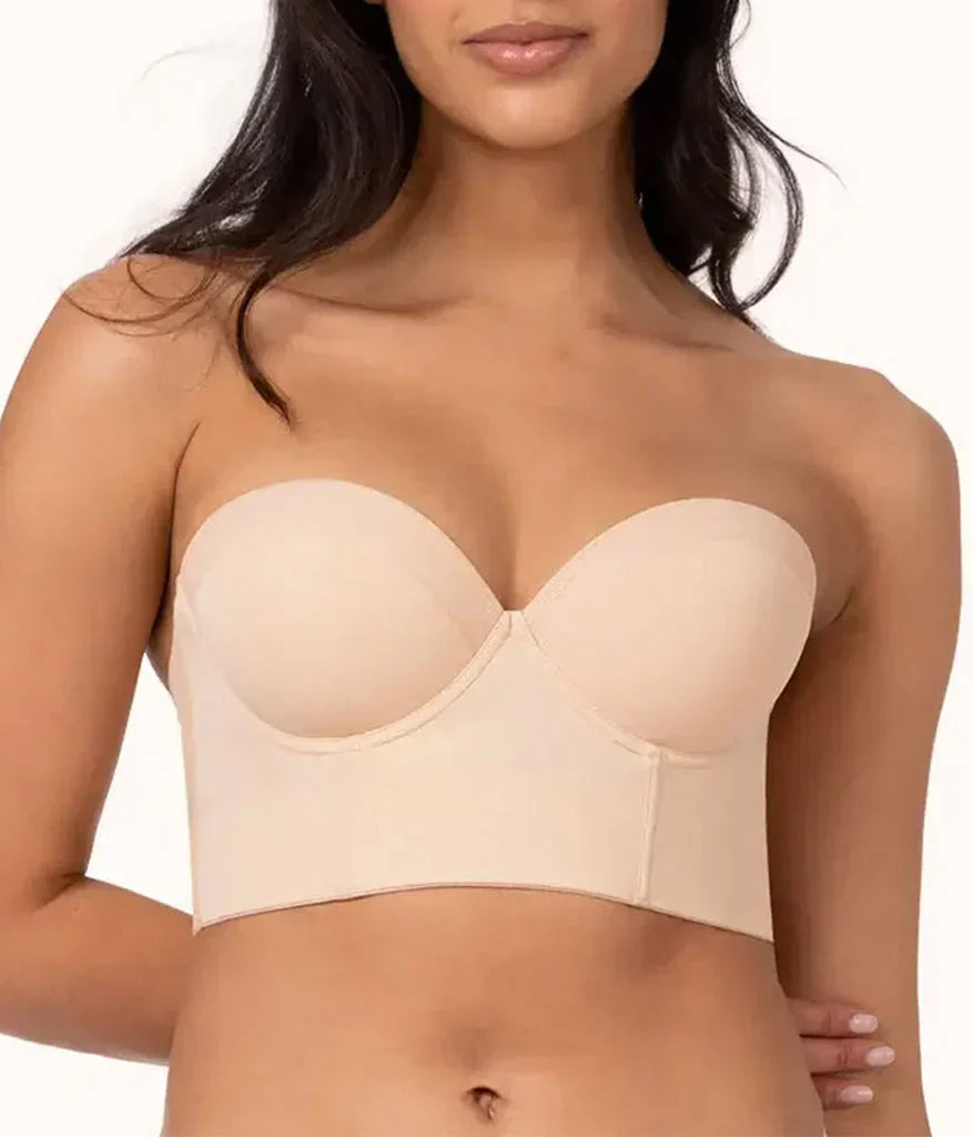 Icone™ StraplessBra: Fullt Stöd Skulptering Passa Axelbandslösa Behå