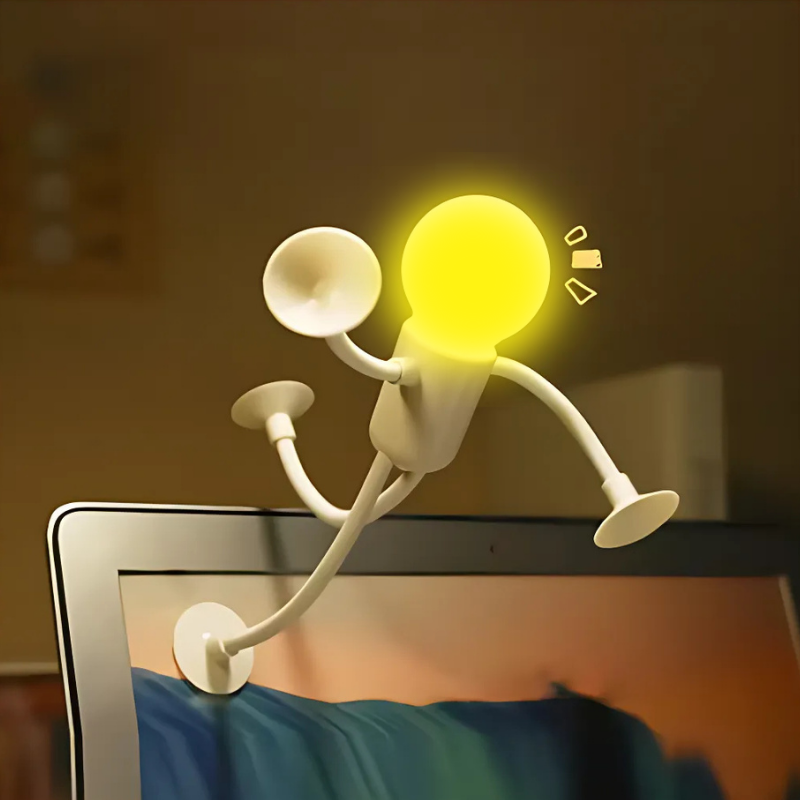 Ledsen™ FigureLamp 1+1 GRATIS: Mjuk Ljus Flexibel Figur Natt Lampa