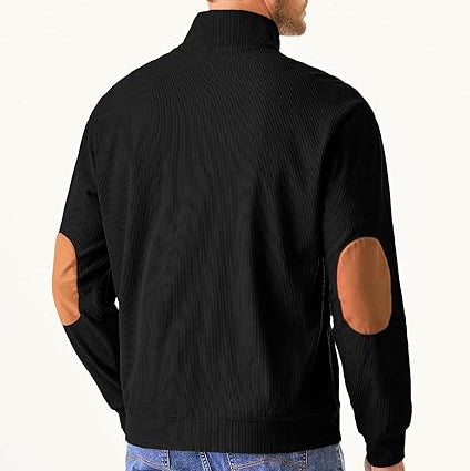 Icone™ CorduroySweatshirt: Tillfällig Långärmad Corduroy Sweatshirt