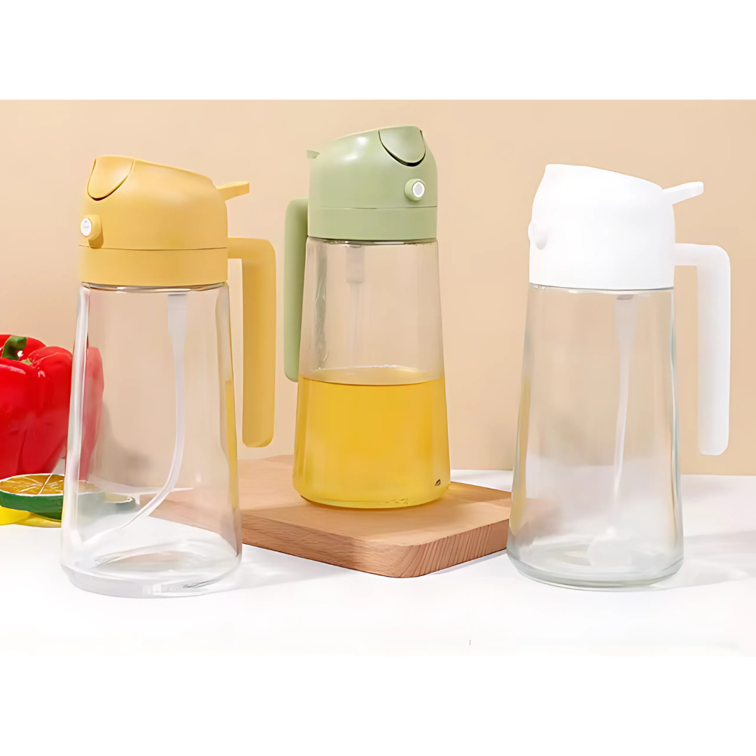 Globetrek° OilDispenser 1+1 GRATIS: 2 I 1 Häll- Och Spraydispenser För Glasolja Och Vätska