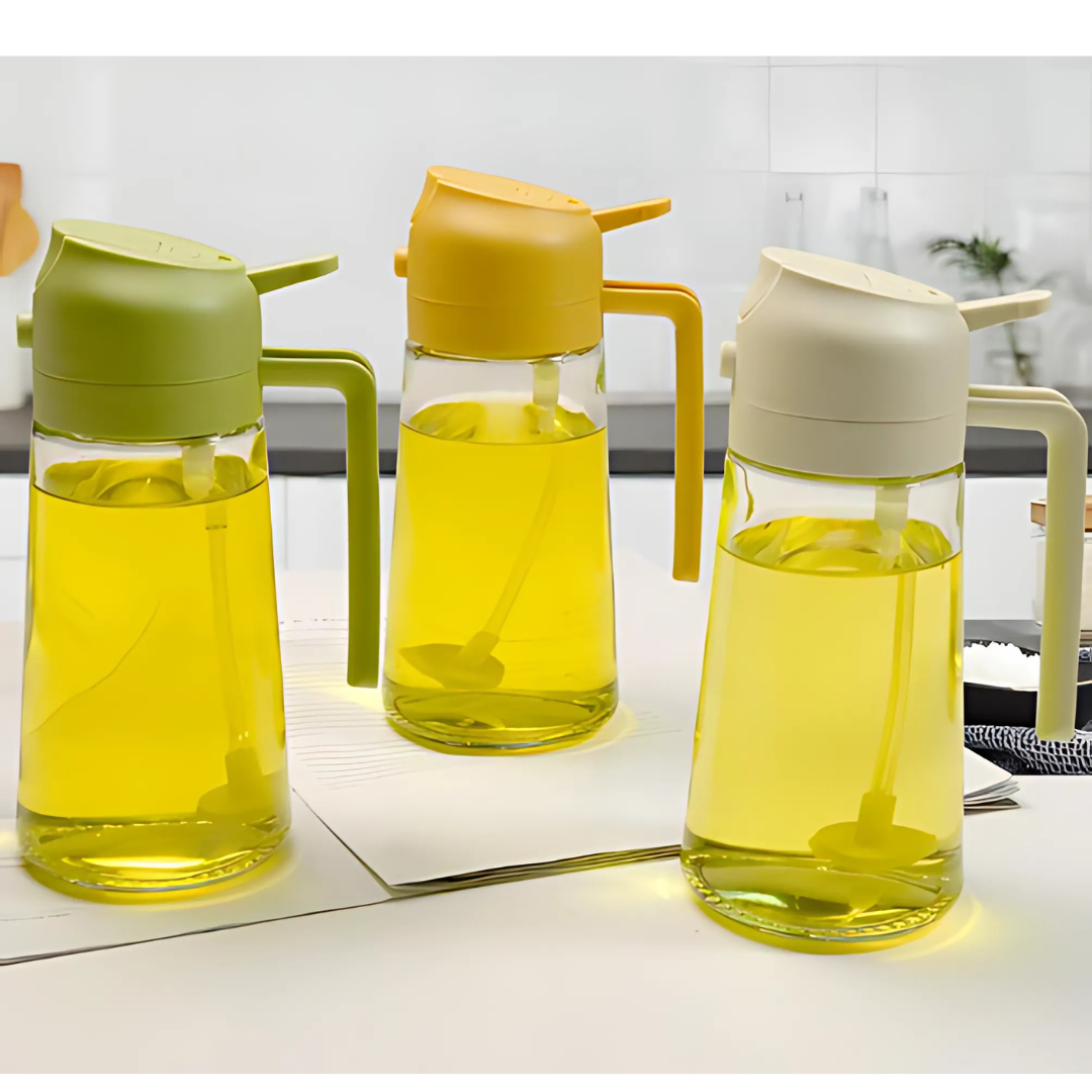 Globetrek° OilDispenser 1+1 GRATIS: 2 I 1 Häll- Och Spraydispenser För Glasolja Och Vätska