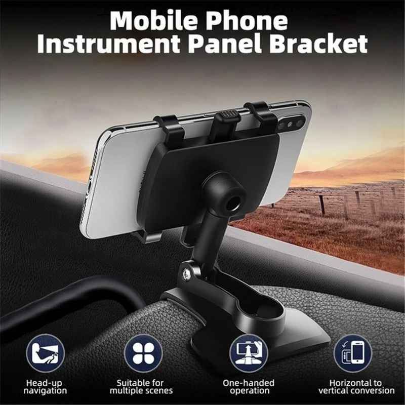 Holder360° PhoneGrip: Roterande Telefonställ Med Stark Kompakt Grepp