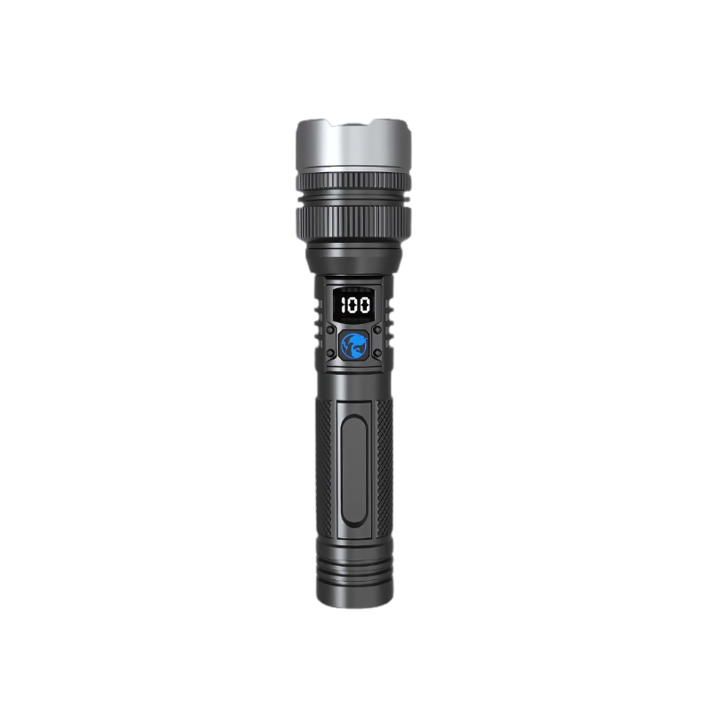 Ledsen™ AdjustableFlashlight: Ultraljusstark Uppladdningsbar Ficklampa Med Justerbar Stråle
