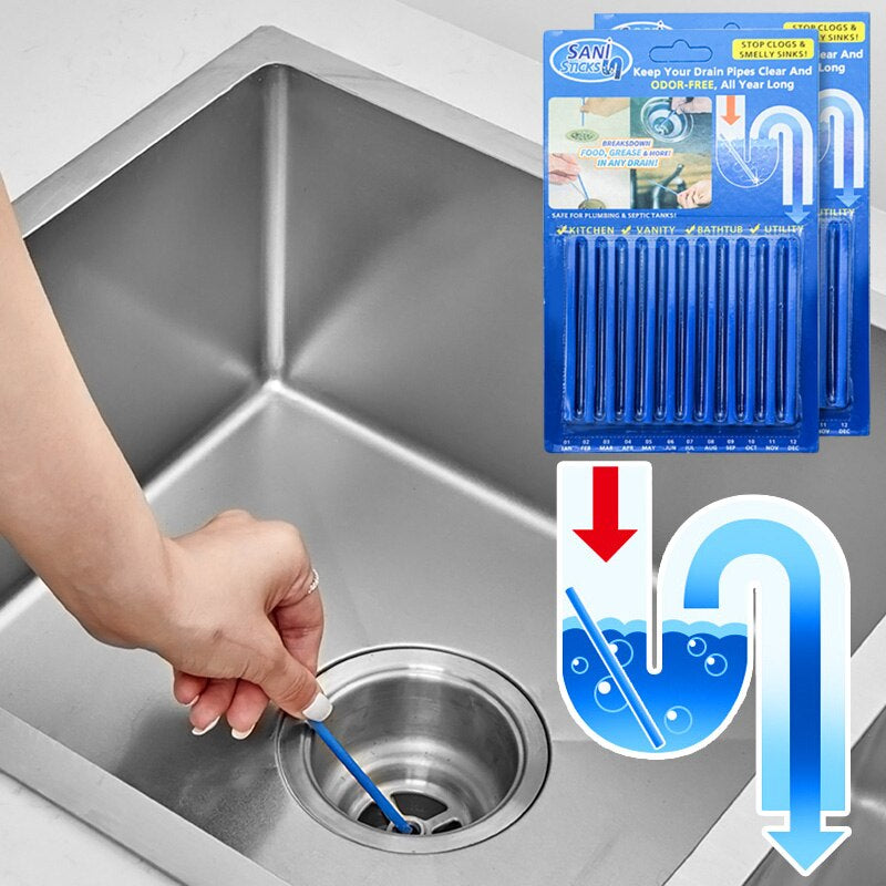 Cleaner Pro° DrainCleaner 1+1 GRATIS: Dränera Unclogging Och Rengöring Pinnar