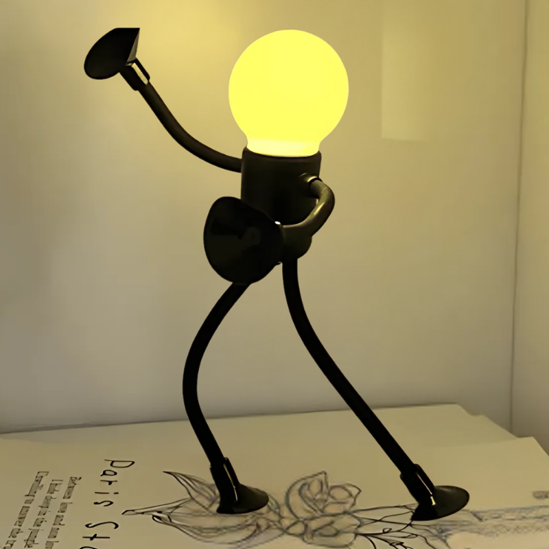 Ledsen™ FigureLamp 1+1 GRATIS: Mjuk Ljus Flexibel Figur Natt Lampa