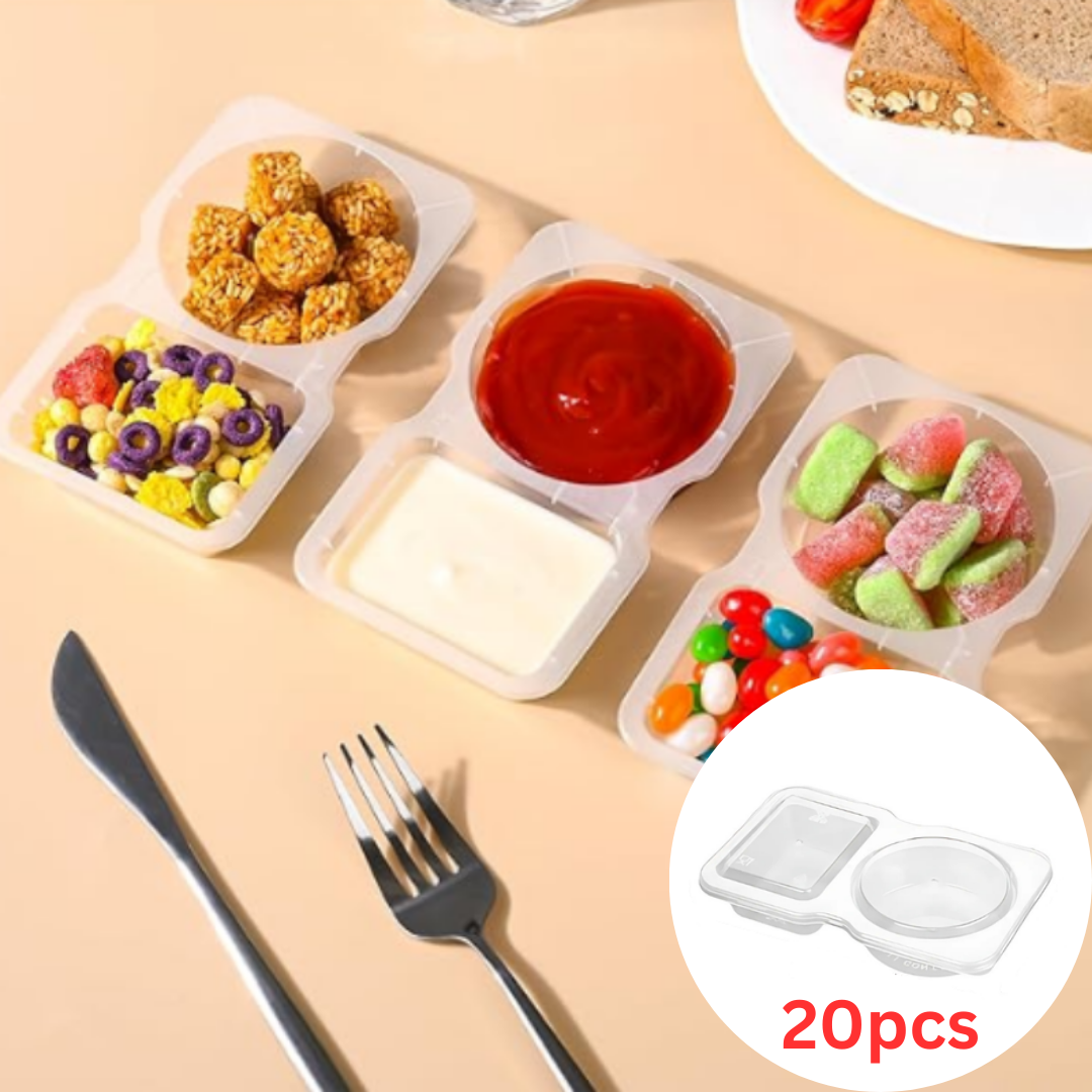 Globetrek° FoodContainer: Dubbla Fack Matförvaringsbehållare