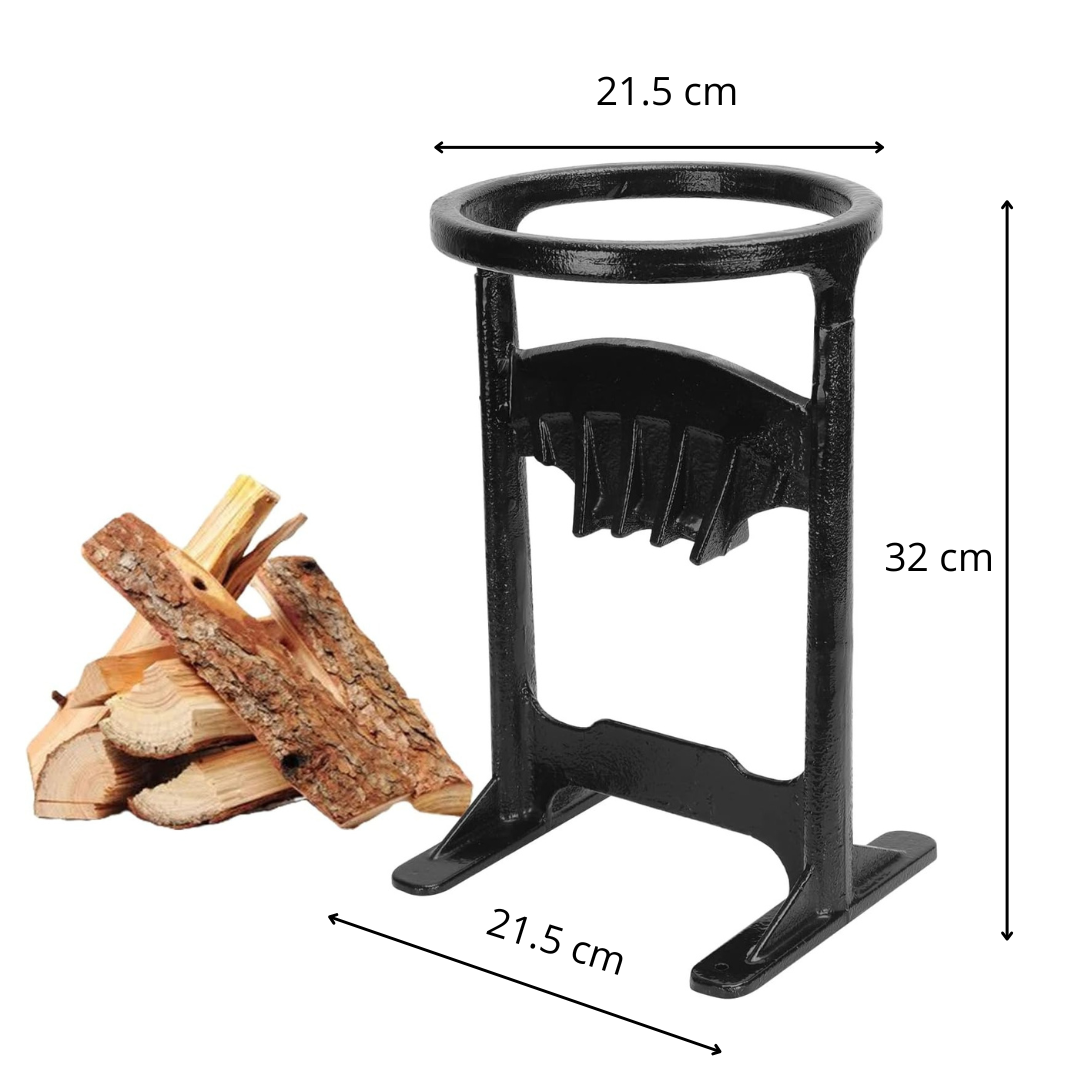 WoodSplitter - Bärbar Vedklyv Av Gjutjärn