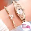 Jewelance™ ElegantWatch: Elegant Modern Kvinnors Klocka Med Presentask