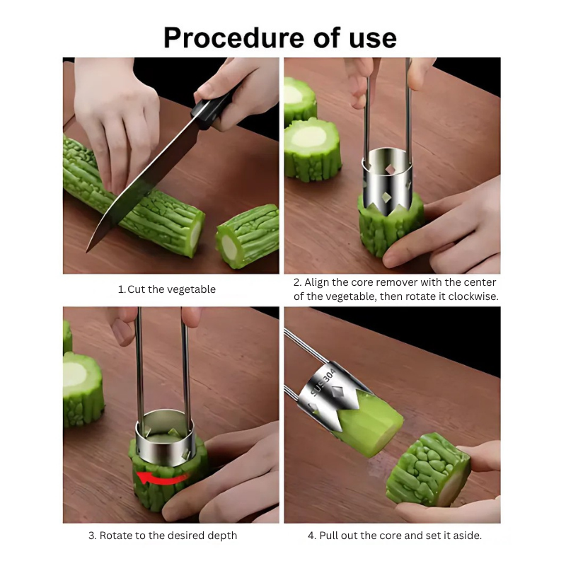 Globetrek° SeedRemover 1+1 GRATIS: Vass Frukt Och Grönsak Frö Och Kärna Borttagare