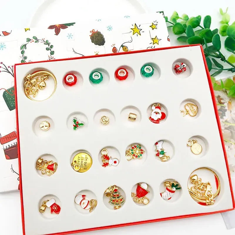 Jewelance™ BraceletCalendar: DIY Jul Adventskalender Armband Charm Set