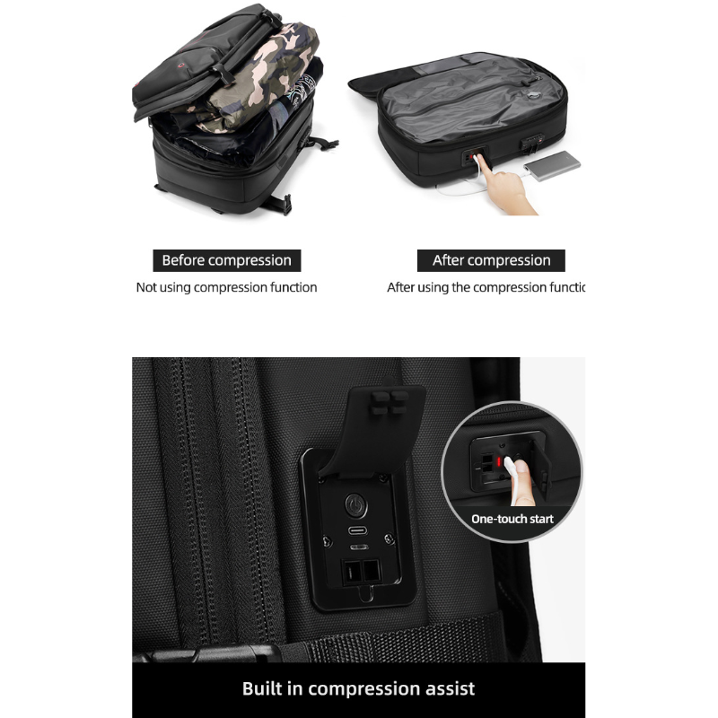 Icone™ CompressionBag: Plats Spara Kompressions Vakuum Rese Väska