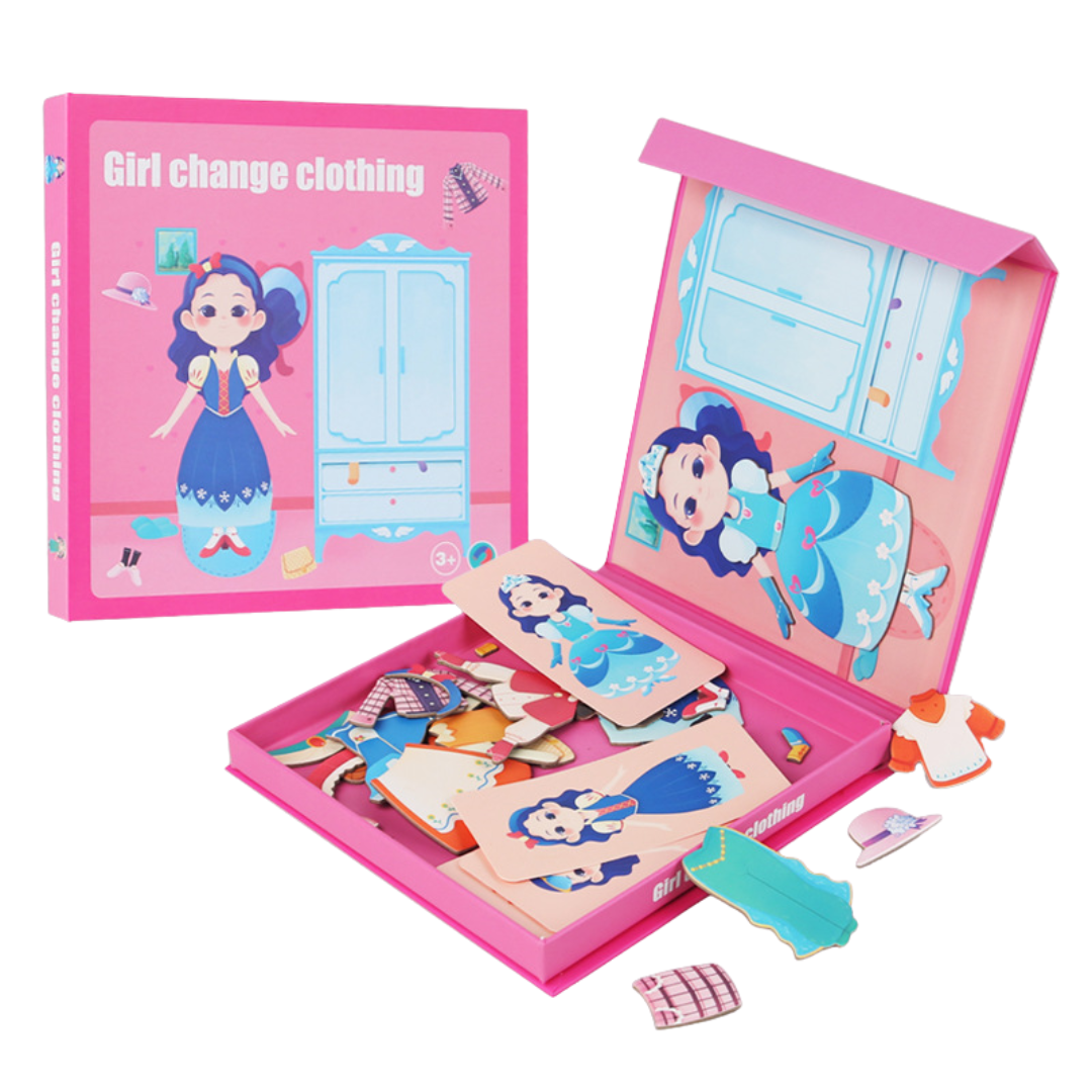 Kletshuts™ CharacterPuzzle: Interaktivt Förändring Karaktär Pussel Spel Set Leksak