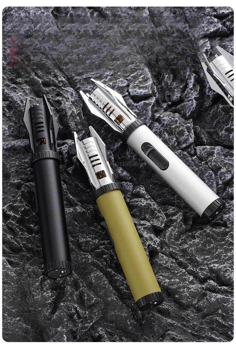 LightsaberFlame: Bärbar Ljussabel Vindtät Flamma Blås Fackla Tändare