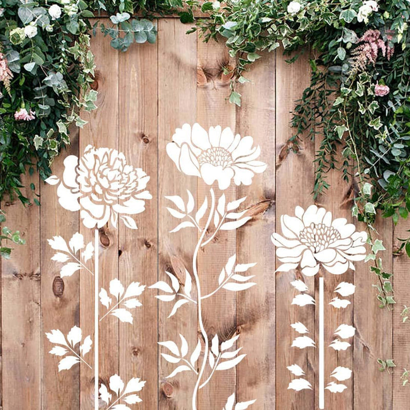 FlowerDecor - DIY Blomma Stencil Dekoration