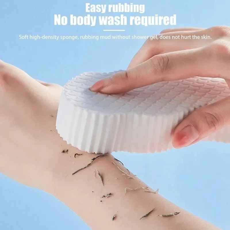 ExfoliatingSponge 1+1 GRATIS - Mjuk Kropps Exfolierande Svamp Dusch Scrubber