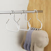 GlideHold® ClosetRing 10+10 GRATIS: Öppen Ring Platsbesparande Closet Hängare