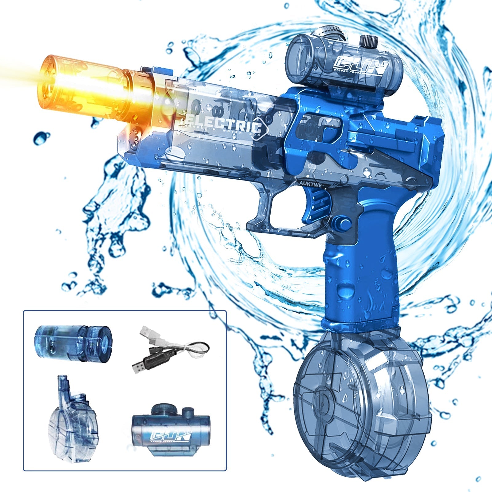 Kletshuts™ WaterGun: Långdistansskytte Elektrisk Vattenpistol