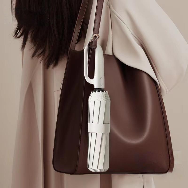 FoldingUmbrella: Automatisk 20 Ben Ringspänne Handtag Fällbar Paraply