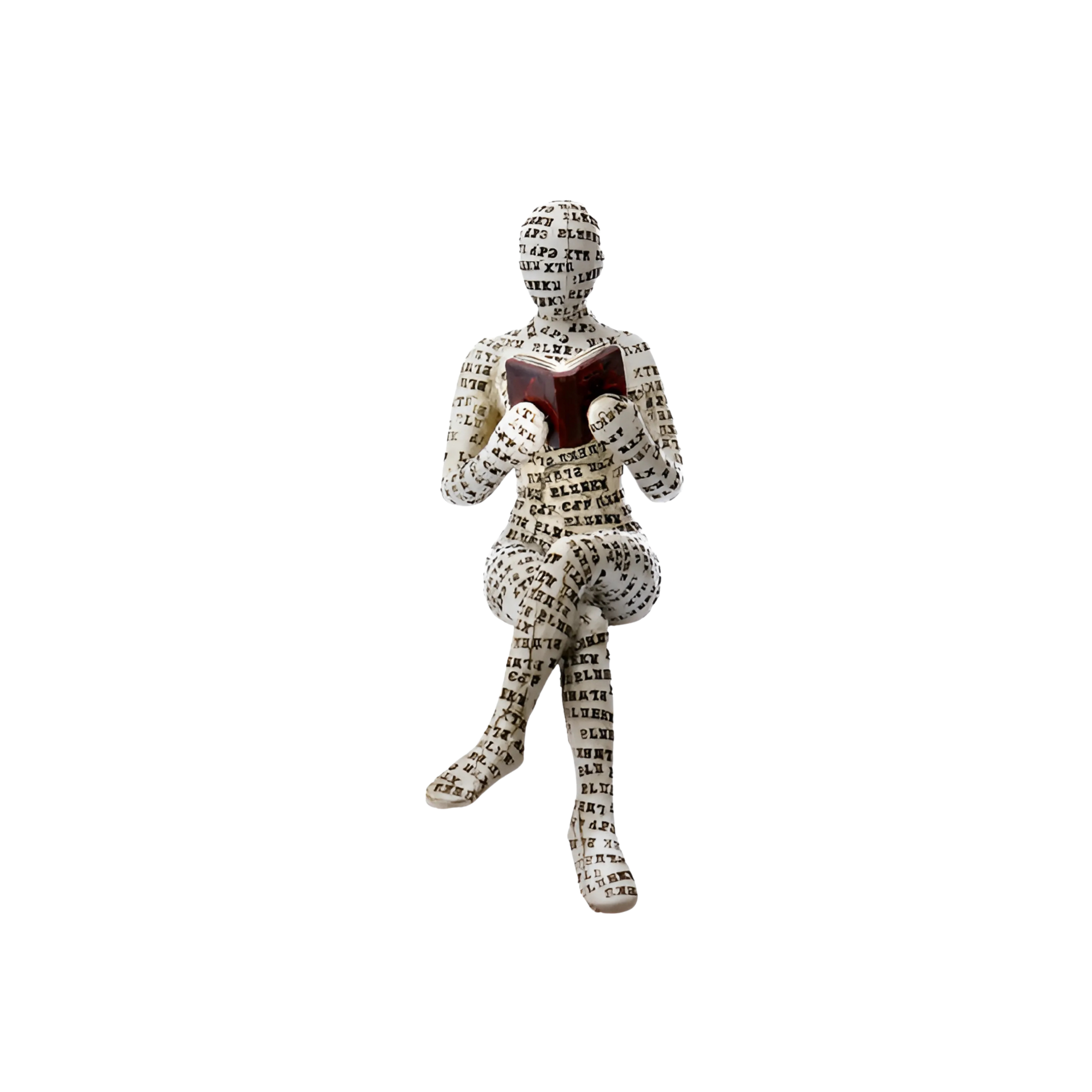 ReaderDecor 1+1 GRATIS: Läsning Figur Dekor För Skrivbord Och Hylla Uppvisning