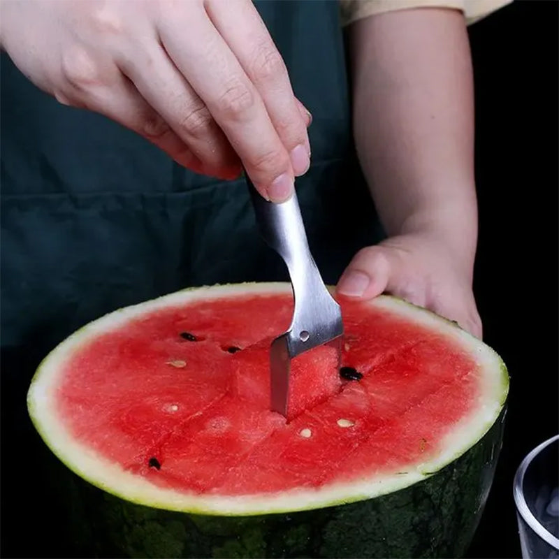 Globetrek° FruitCutter: 2 i 1 Multifunktionsfruktgaffel Och -Skivare
