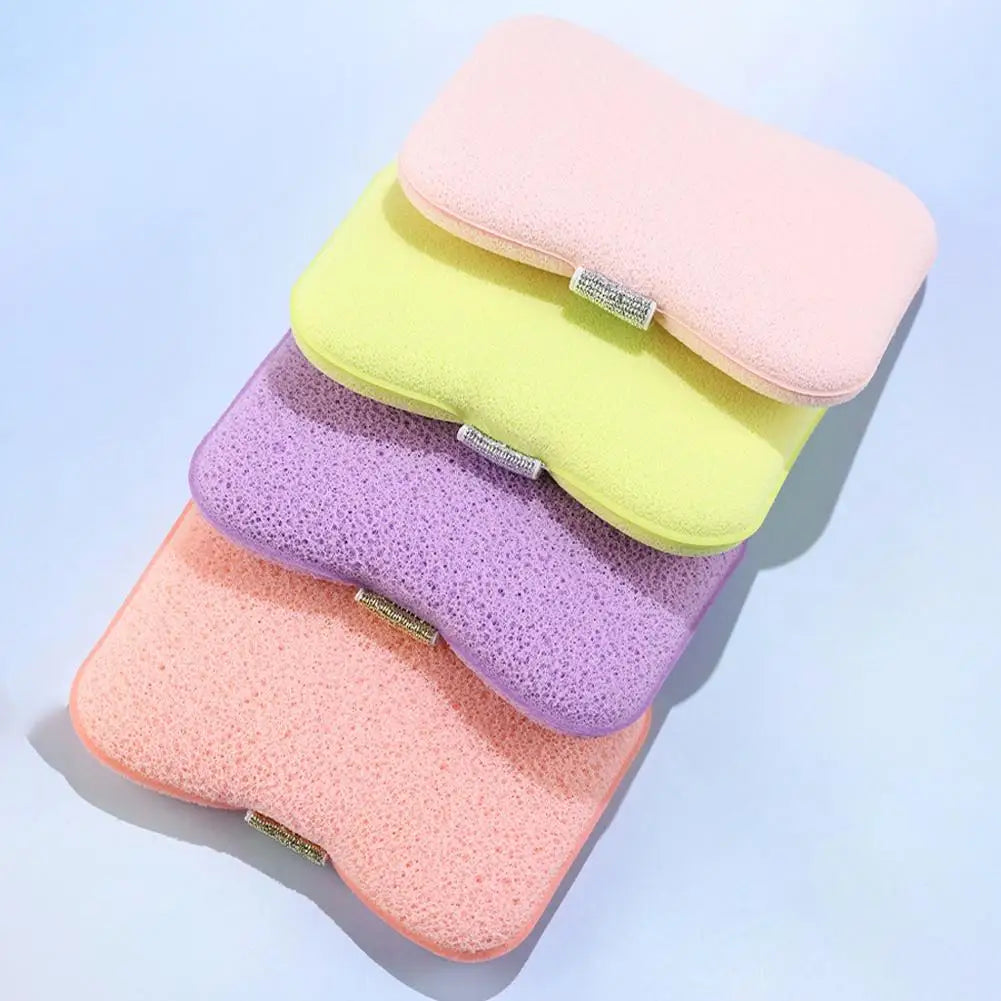 ExfoliatorSponge 1+1 GRATIS: Bad Tvål Sparande Kropp Dusch Exfolierande Svamp