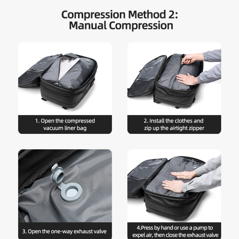 Icone™ CompressionBag: Plats Spara Kompressions Vakuum Rese Väska